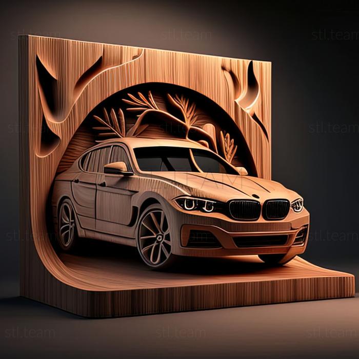 3D модель BMW 5 серии Гран Туризмо (STL)